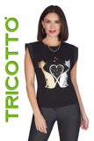 Tricotto T-shirt Femme