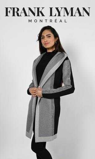 FRANK LYMAN MANTEAU LONG LEGER FEMME
