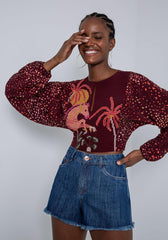 LEZ A LEZ CROP TOP FEMME