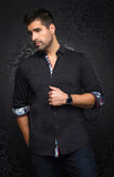 Au Noir Chemise Knit Homme