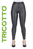 Tricotto Pantalon en cuir Femme