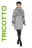 Tricotto Robe Hoodie Femme