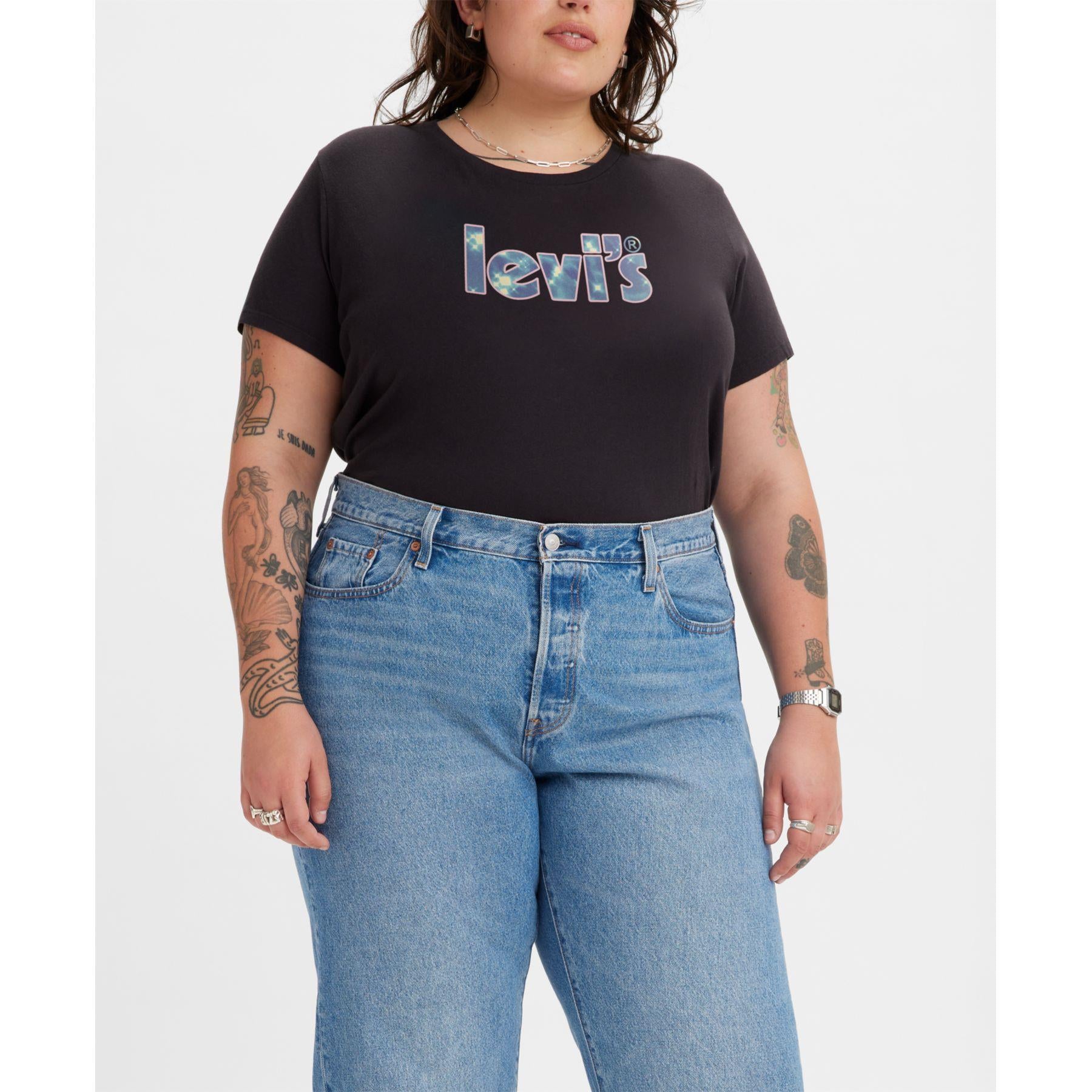 HOT Jeans Levis T Shirt Levis Grande Taille Levi's T/Shirt Femme 1X
