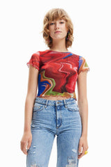 DESIGUAL CROP TOP FEMME