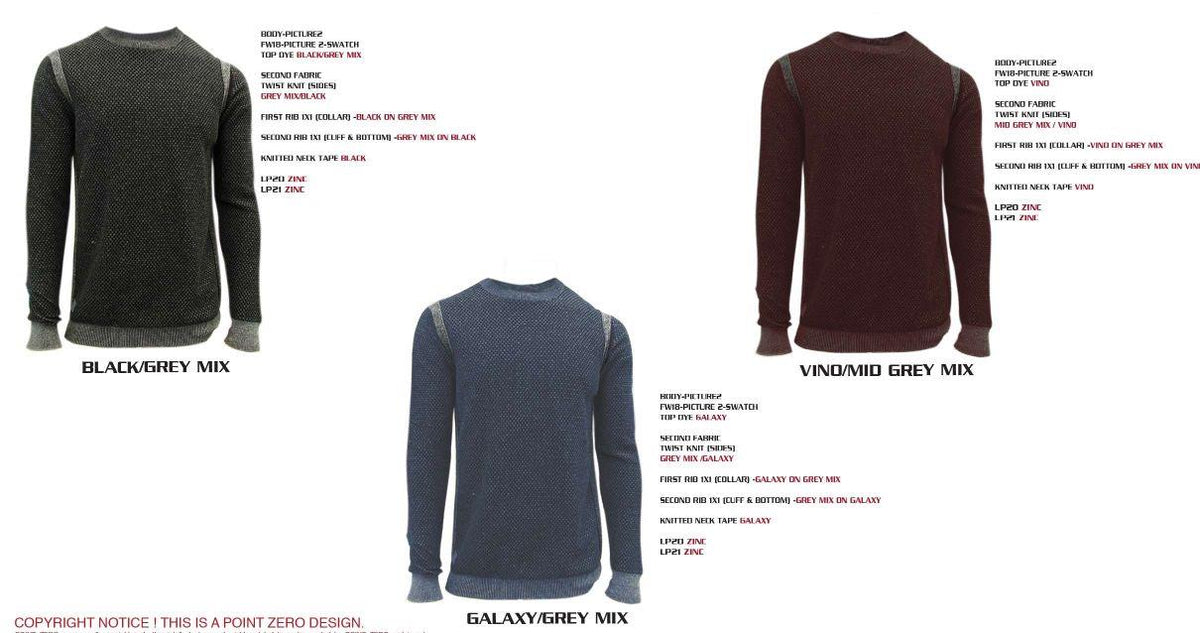 Point Zero Chandail Homme