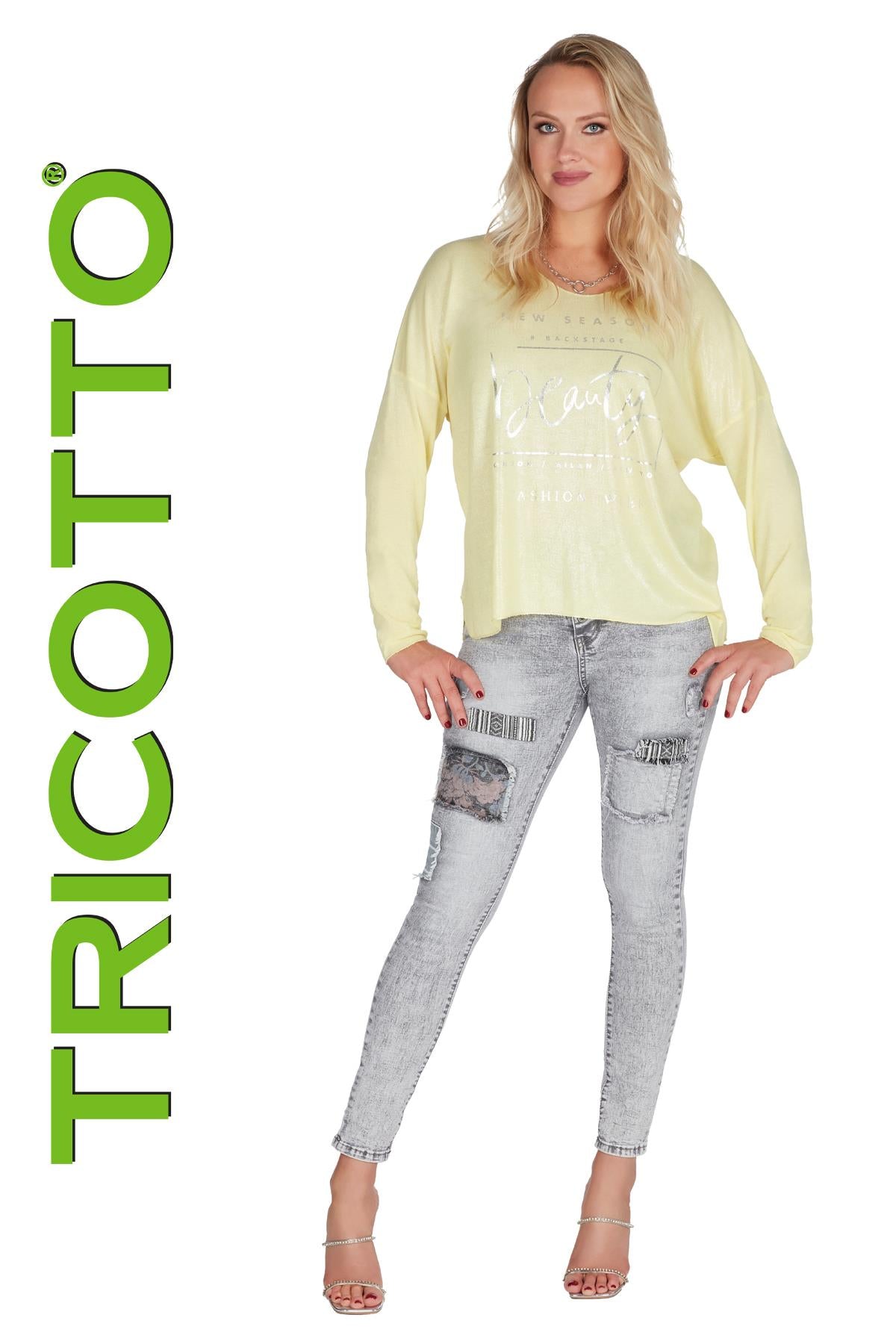 Tricotto Jeans Femme