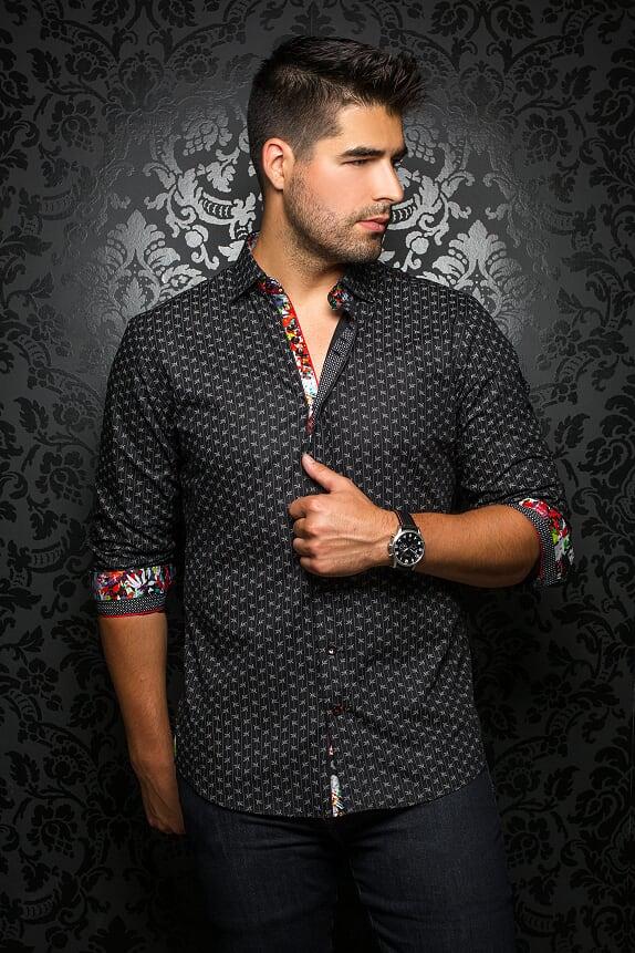 Au Noir Chemise Homme