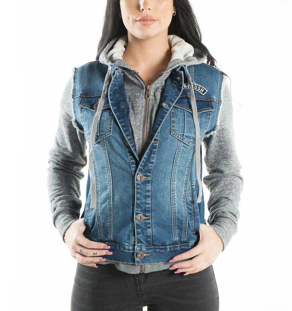 Headrush Veste en Jeans Femme