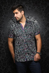Au Noir Chemise Manche Courte Homme