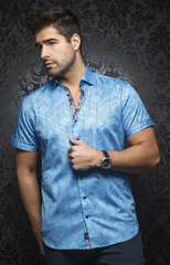 Au Noir Chemise Manche Courte Homme