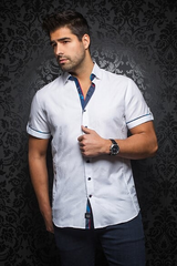 Au Noir Chemise Manche Courte Homme