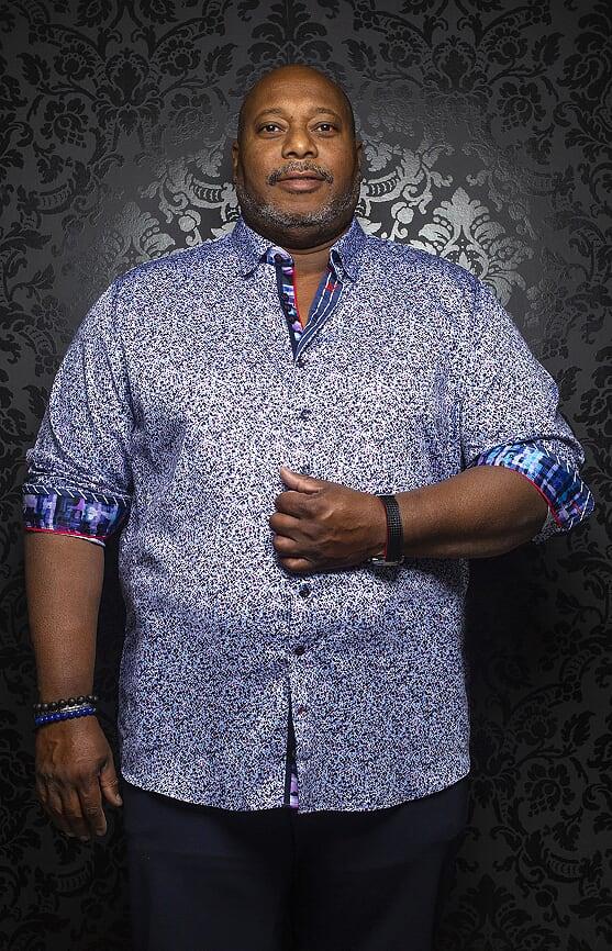 Au Noir Chemise Taille Plus Homme
