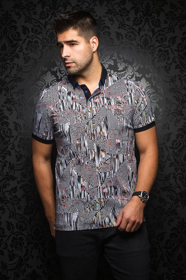 Au Noir Polo Homme
