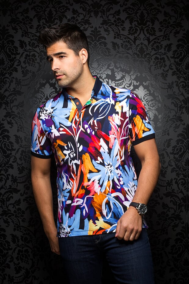 Au Noir Polo Homme
