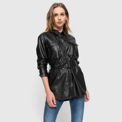 Vero Moda Veste en cuir