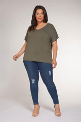 Dex Plus T-shirt Taille Plus Femme