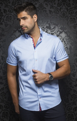 Au Noir Chemise Manche Courte Homme