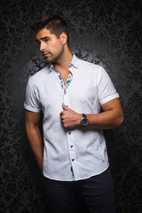 Au Noir Chemise Manche Courte Homme