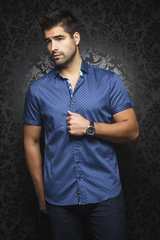 Au Noir Chemise Manche Courte Homme