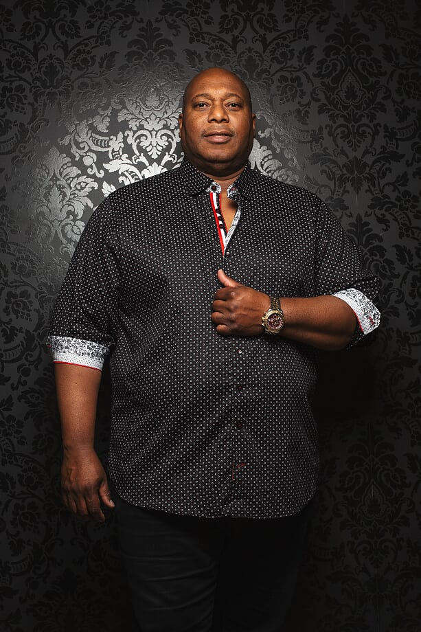 Au Noir Chemise Taille Plus Homme
