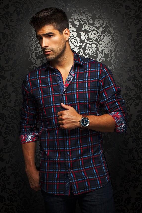 Au Noir Chemise Taille Plus Homme