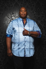 AU NOIR CHEMISE TAILLE PLUS HOMME