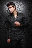 Au Noir Chemise Taille Plus Homme