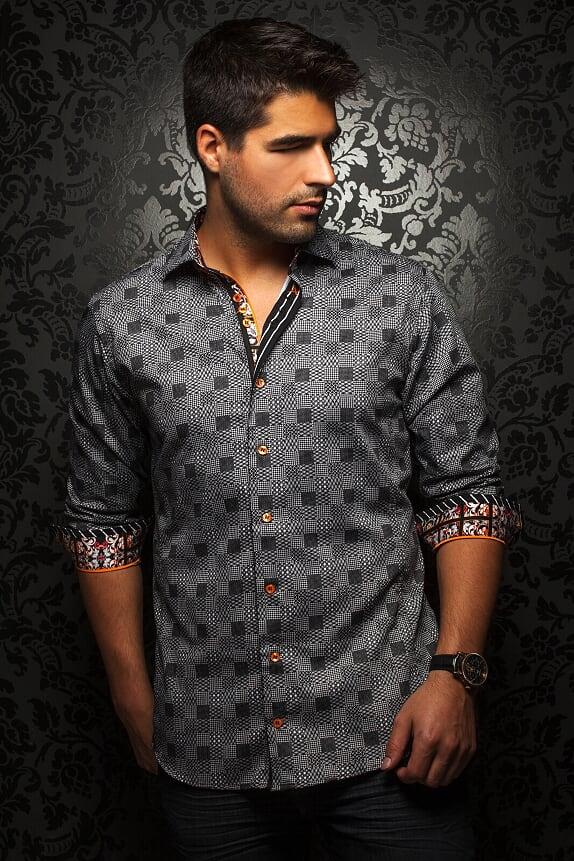 Au Noir Chemise Taille Plus Homme