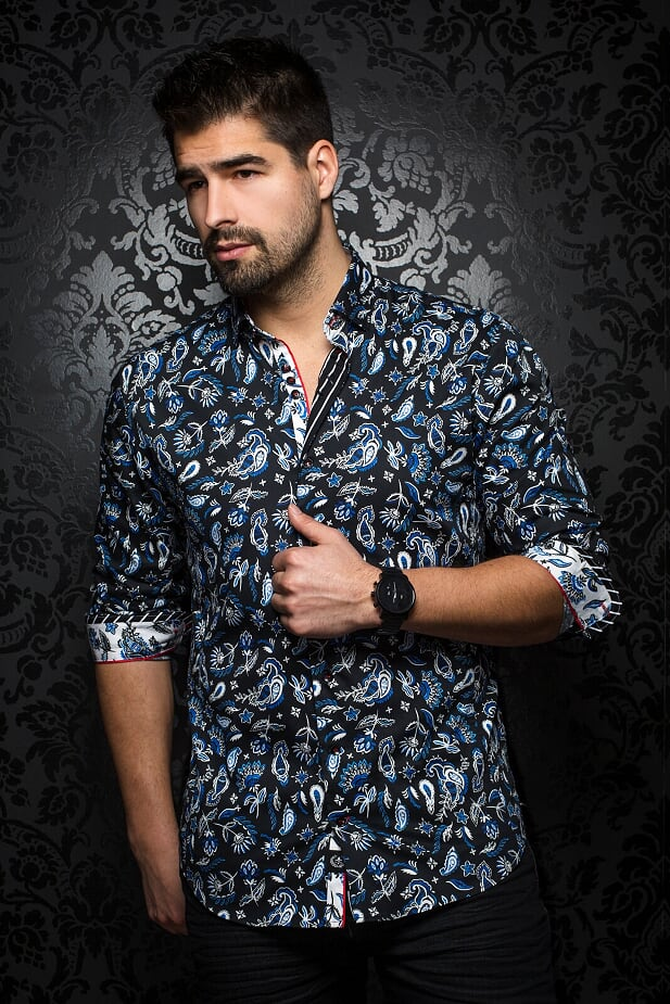 Au Noir Chemise Homme