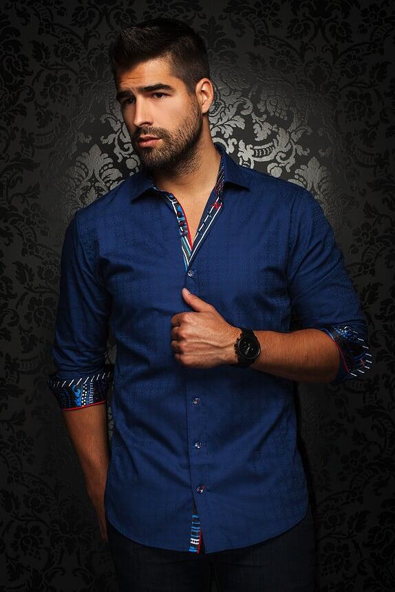 Au Noir Chemise Taille Plus Homme