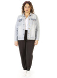 Dex Plus Veste en Jeans Taille Plus Femme