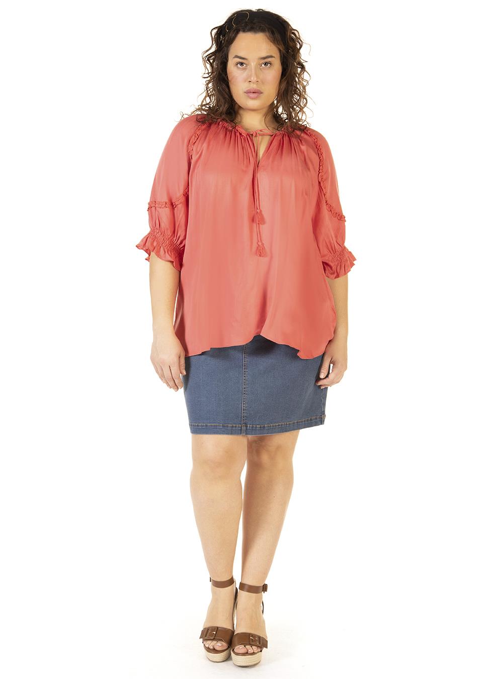 Dex Plus Blouse Taille Plus Femme